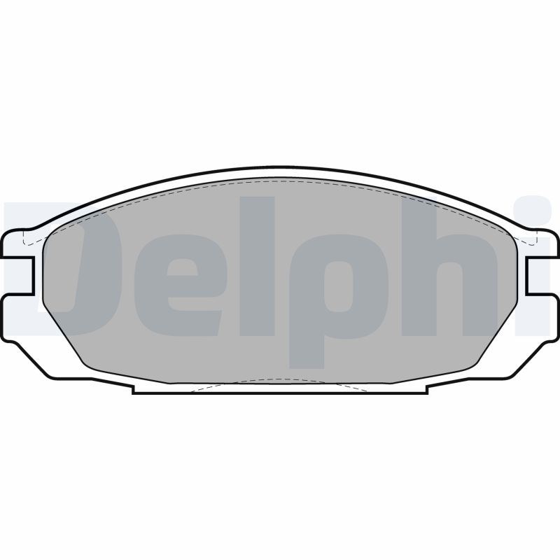set placute frana,frana disc LP1623 DELPHI
