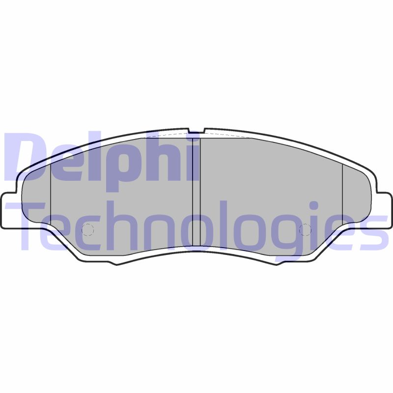 Set placute frana,frana disc LP1634 DELPHI