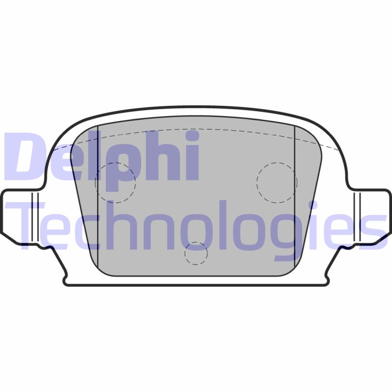 Set placute frana,frana disc LP1677 DELPHI