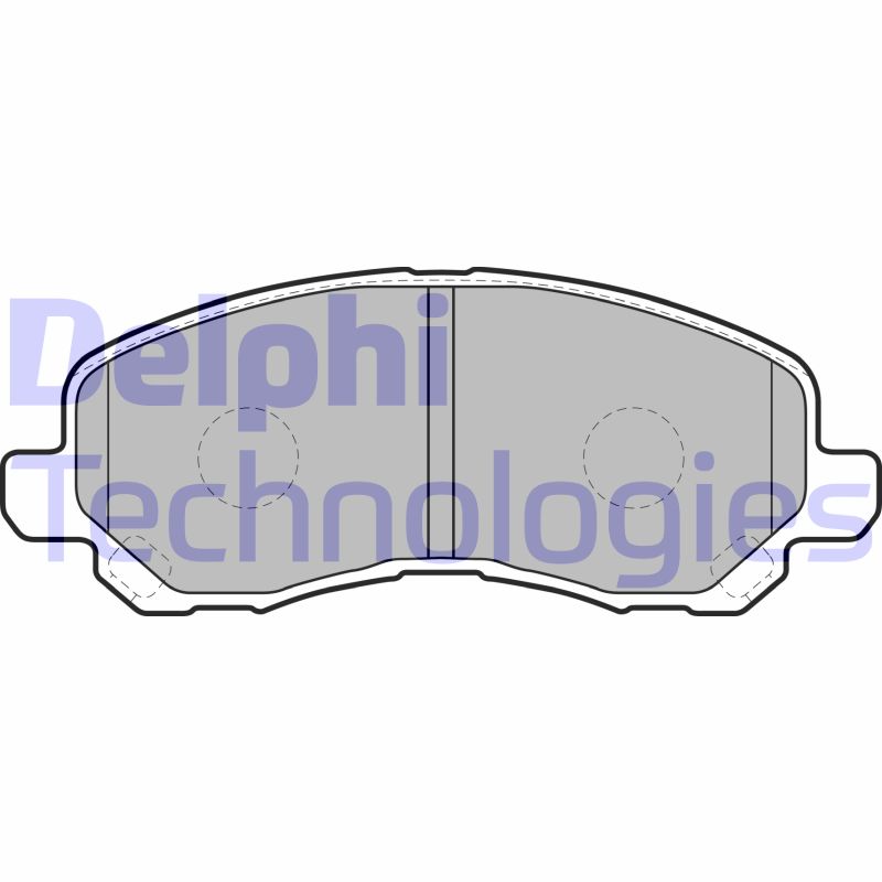 Set placute frana,frana disc LP1684 DELPHI