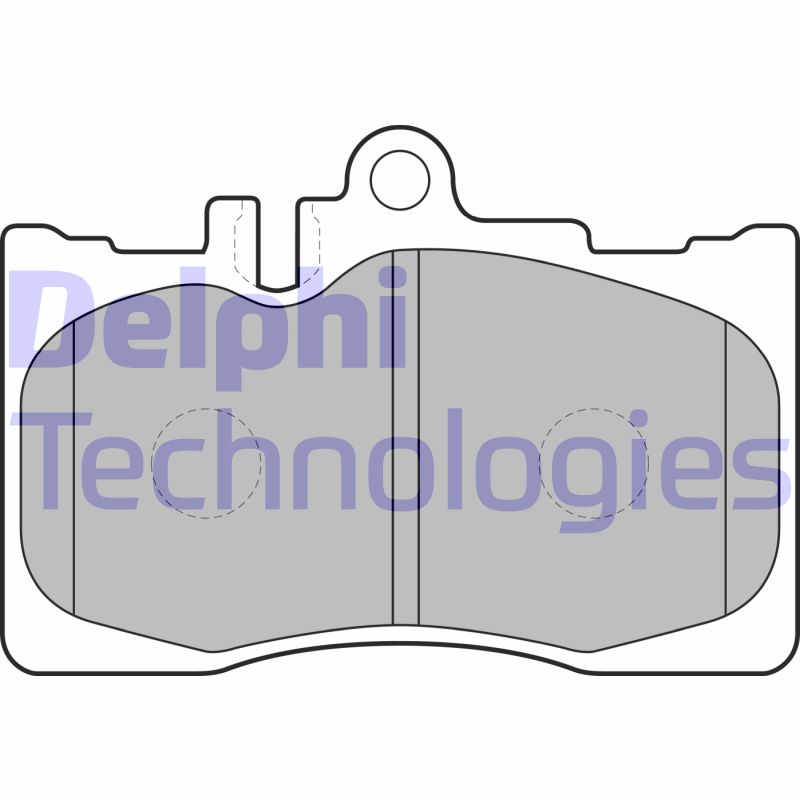 Set placute frana,frana disc LP1689 DELPHI