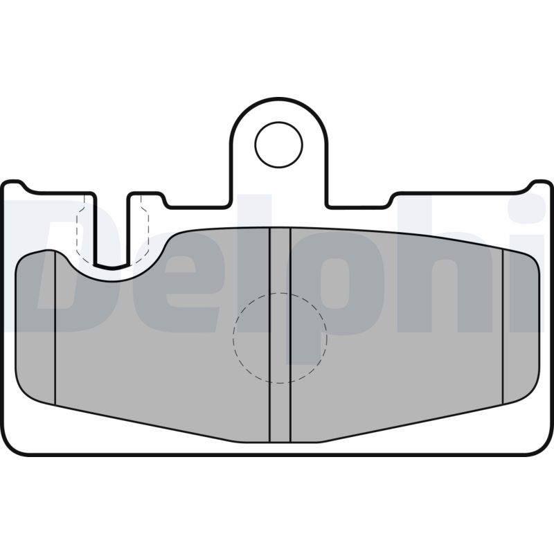 set placute frana,frana disc LP1690 DELPHI