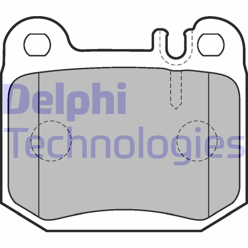 Set placute frana,frana disc LP1705 DELPHI