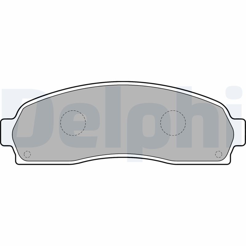 set placute frana,frana disc LP1757 DELPHI
