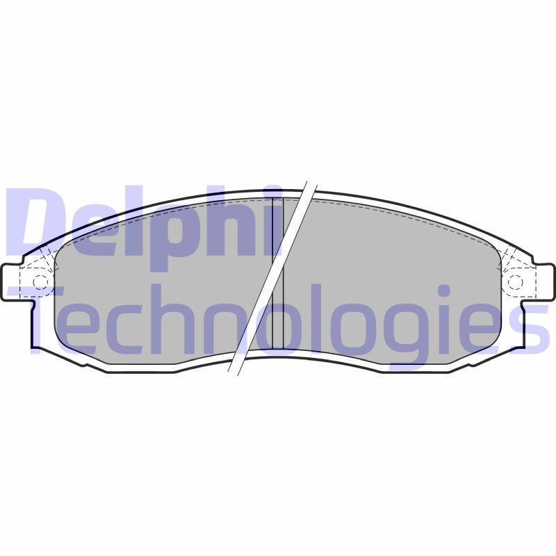 Set placute frana,frana disc LP1759 DELPHI