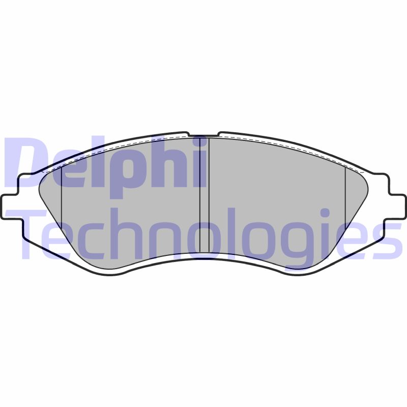 Set placute frana,frana disc LP1779 DELPHI