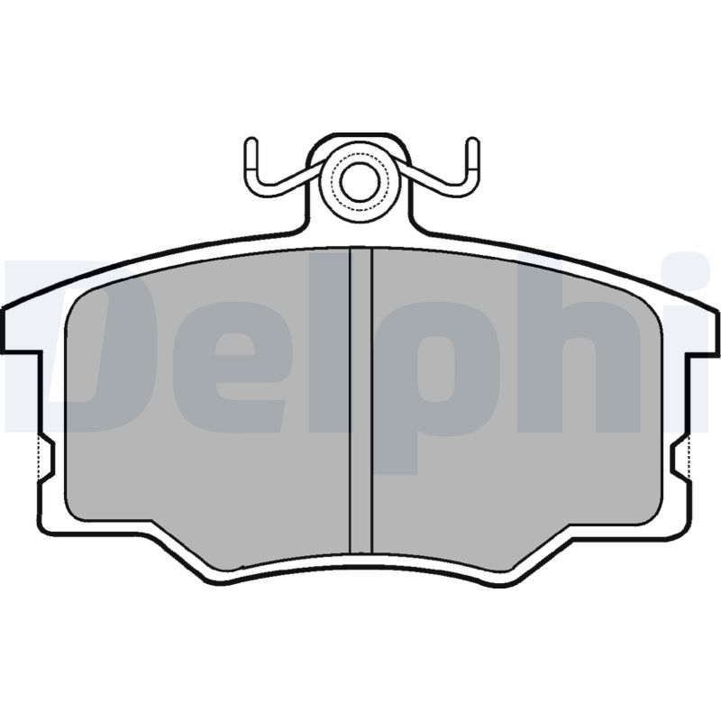 set placute frana,frana disc LP179 DELPHI