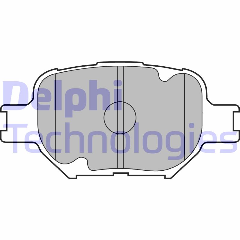 Set placute frana,frana disc LP1804 DELPHI