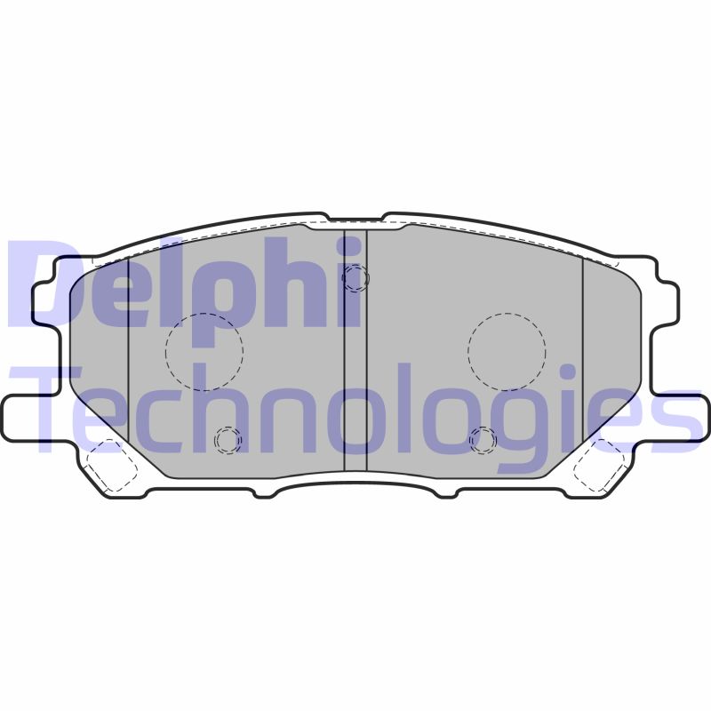 Set placute frana,frana disc LP1823 DELPHI