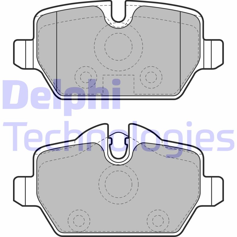 Set placute frana,frana disc LP1924 DELPHI