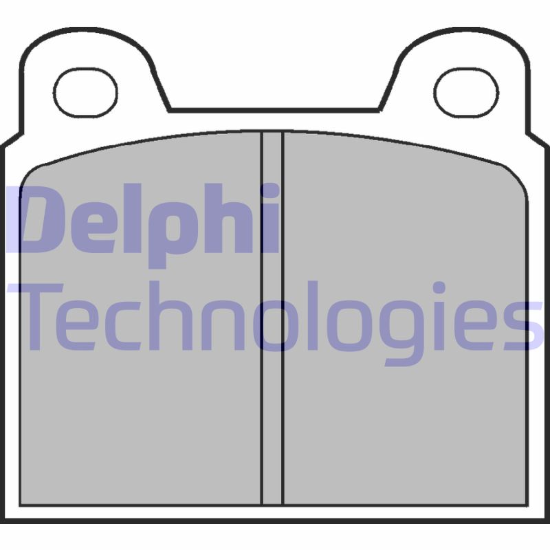 Set placute frana,frana disc LP20 DELPHI