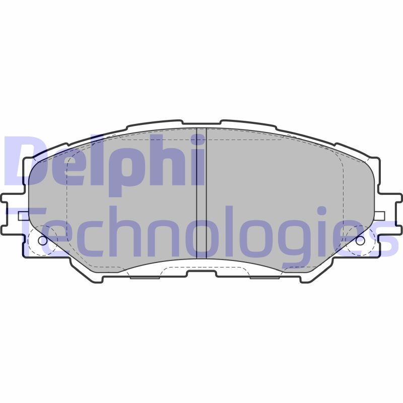 Set placute frana,frana disc LP2002 DELPHI