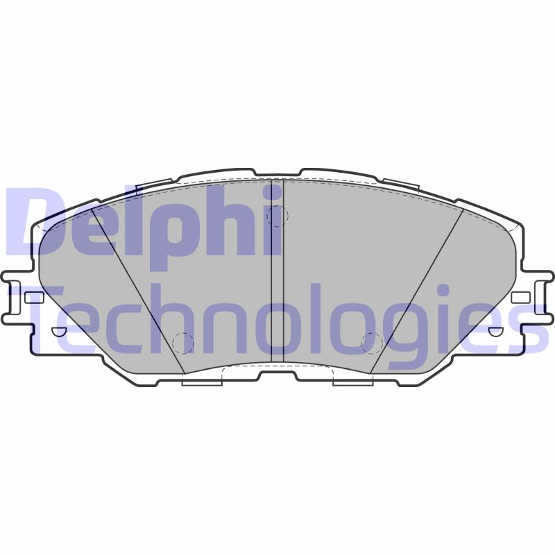 Set placute frana,frana disc LP2003 DELPHI