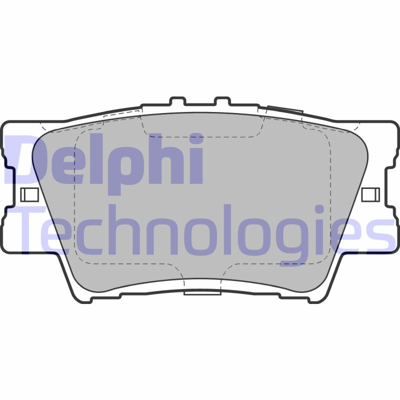 Set placute frana,frana disc LP2004 DELPHI