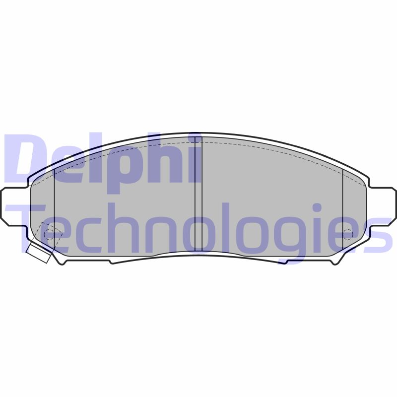 Set placute frana,frana disc LP2011 DELPHI