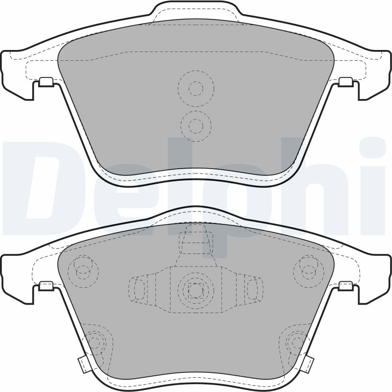 set placute frana,frana disc LP2025 DELPHI