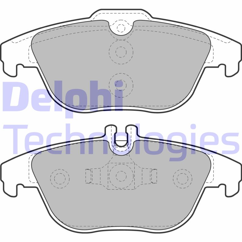 Set placute frana,frana disc LP2029 DELPHI