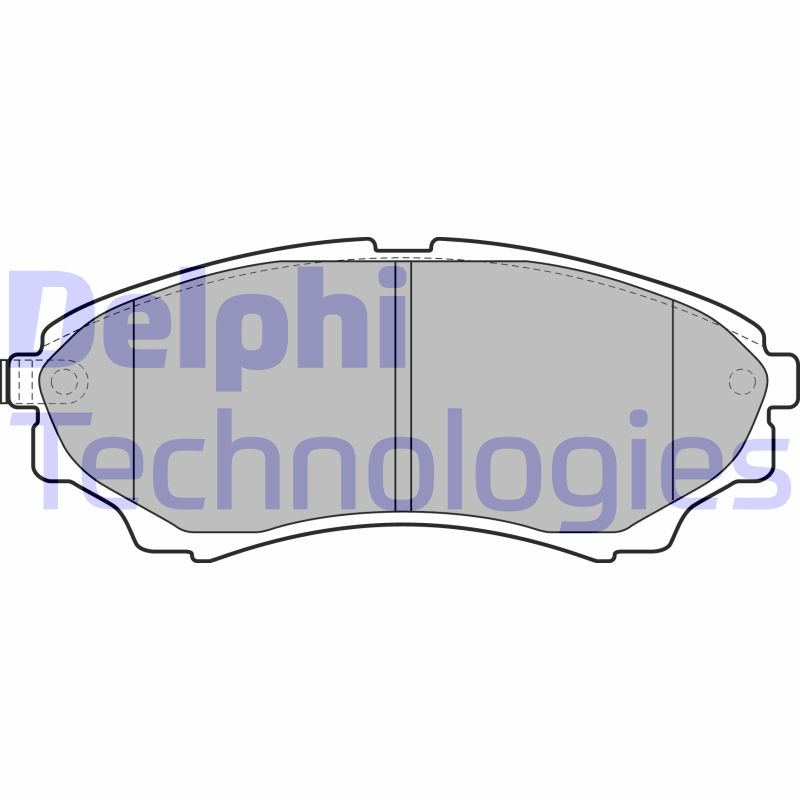 Set placute frana,frana disc LP2036 DELPHI