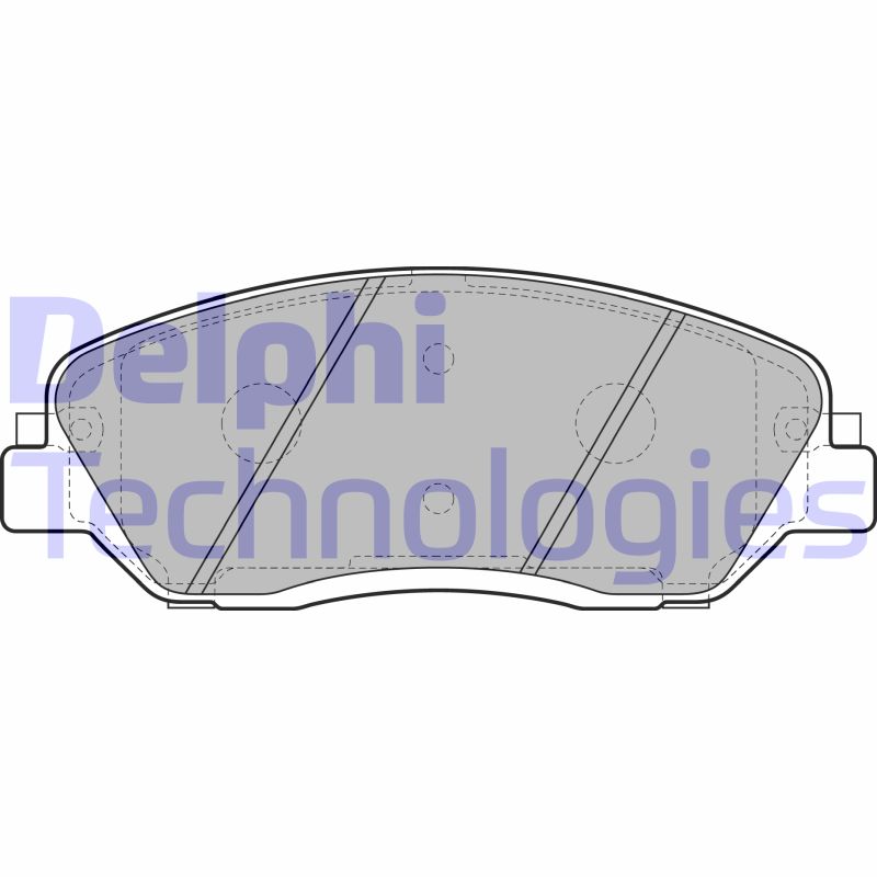 Set placute frana,frana disc LP2048 DELPHI