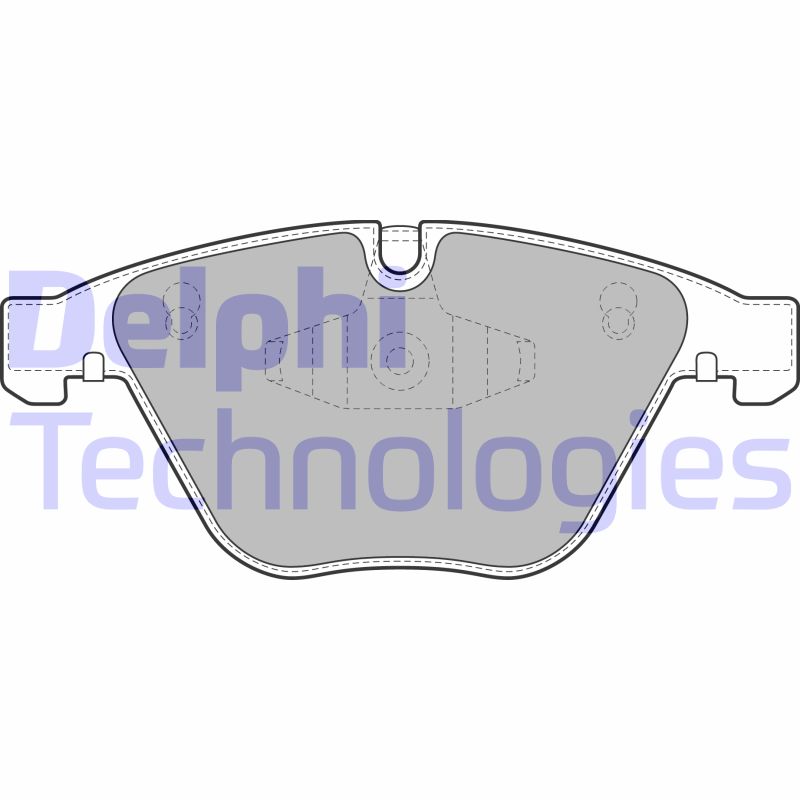 Set placute frana,frana disc LP2067 DELPHI