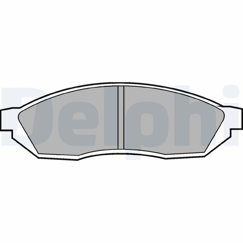 set placute frana,frana disc LP208 DELPHI