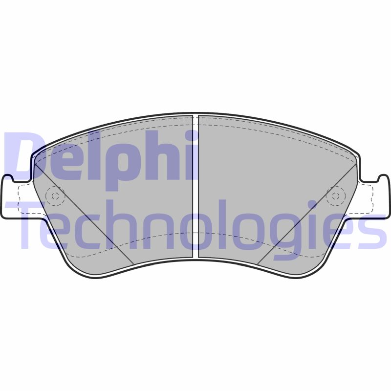 Set placute frana,frana disc LP2102 DELPHI