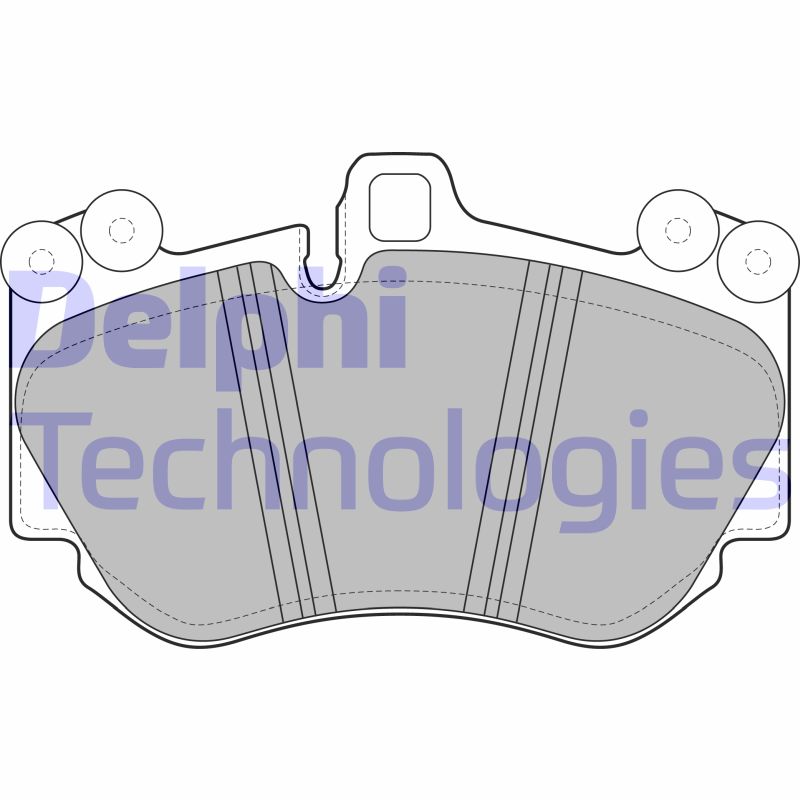 Set placute frana,frana disc LP2116 DELPHI