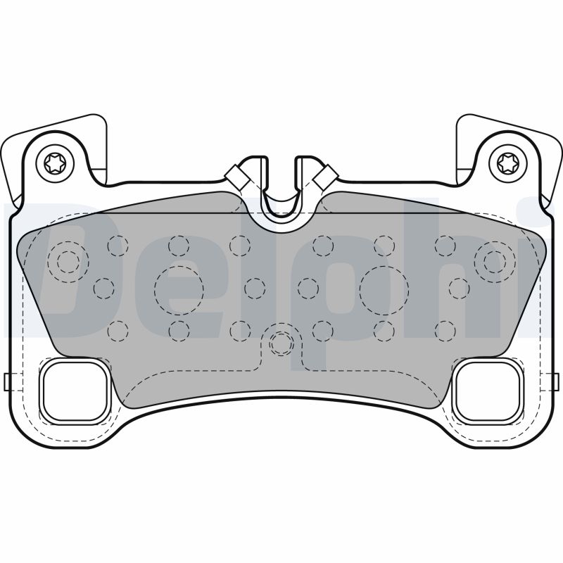 set placute frana,frana disc LP2118 DELPHI