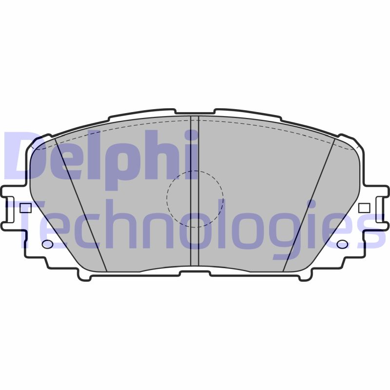 Set placute frana,frana disc LP2123 DELPHI