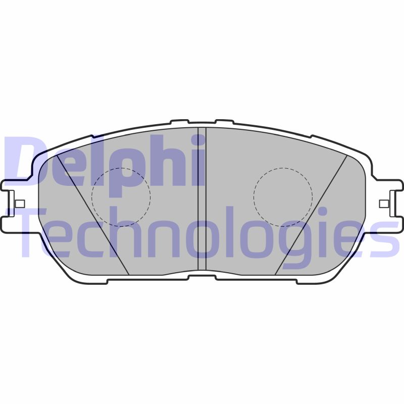 Set placute frana,frana disc LP2132 DELPHI