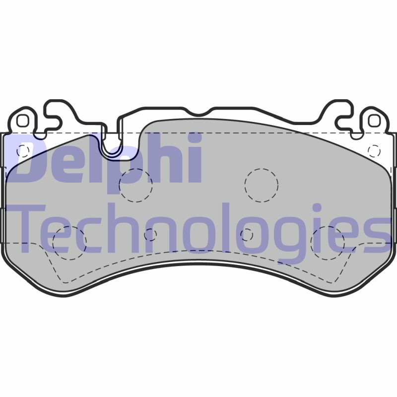 Set placute frana,frana disc LP2149 DELPHI