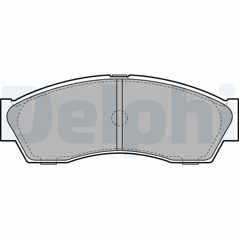 set placute frana,frana disc LP2159 DELPHI
