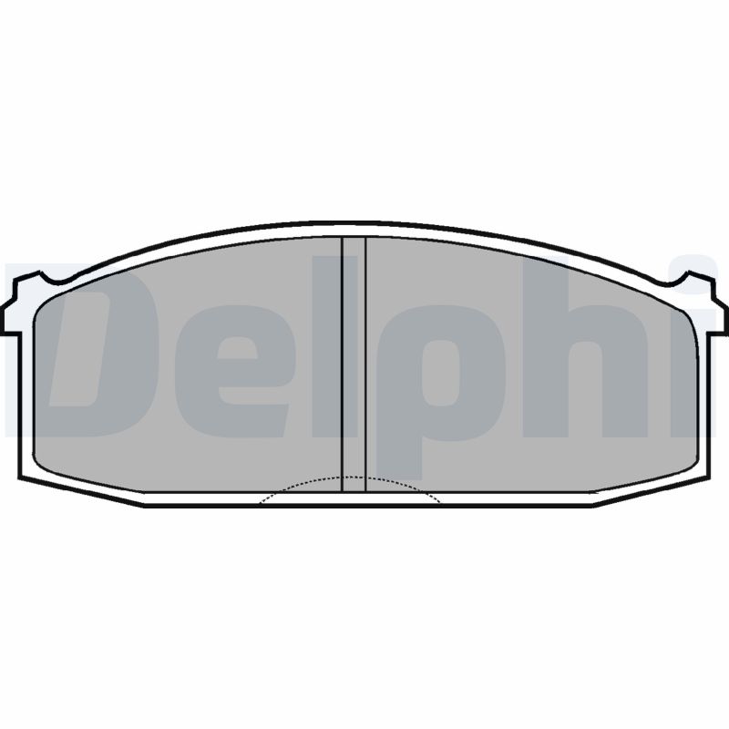 set placute frana,frana disc LP219 DELPHI