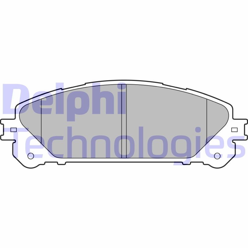 Set placute frana,frana disc LP2201 DELPHI