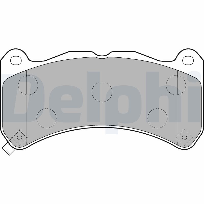 set placute frana,frana disc LP2211 DELPHI