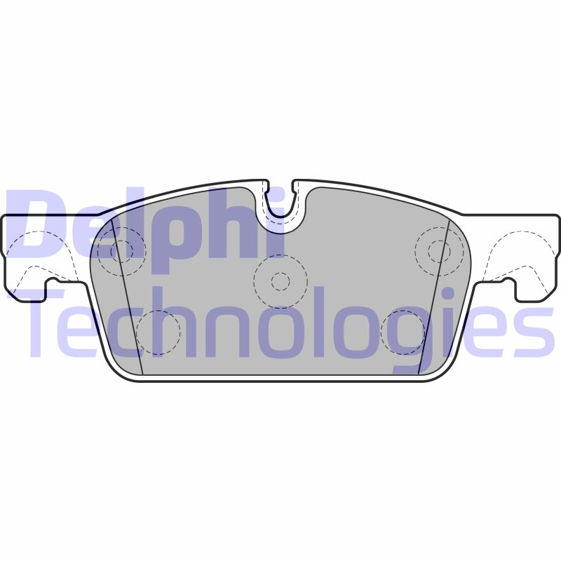 Set placute frana,frana disc LP2248 DELPHI