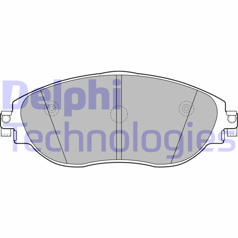 Set placute frana,frana disc LP2250 DELPHI