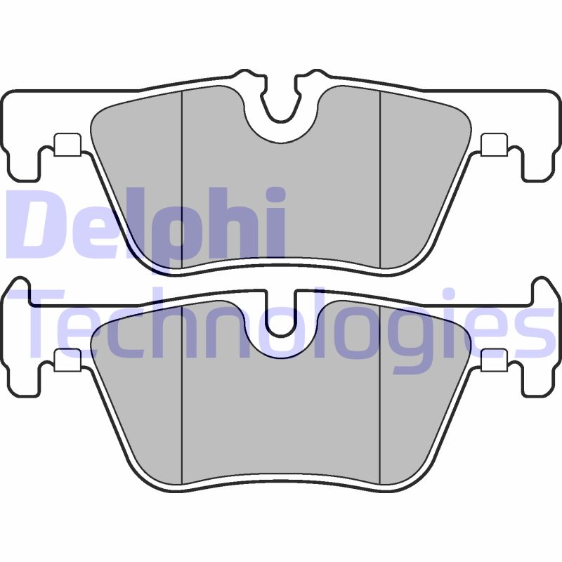 Set placute frana,frana disc LP2286 DELPHI