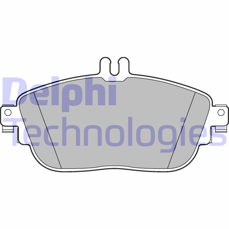 Set placute frana,frana disc LP2441 DELPHI