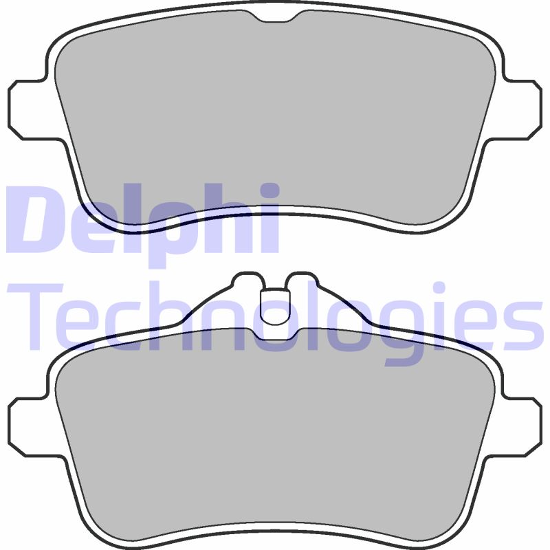 Set placute frana,frana disc LP2443 DELPHI