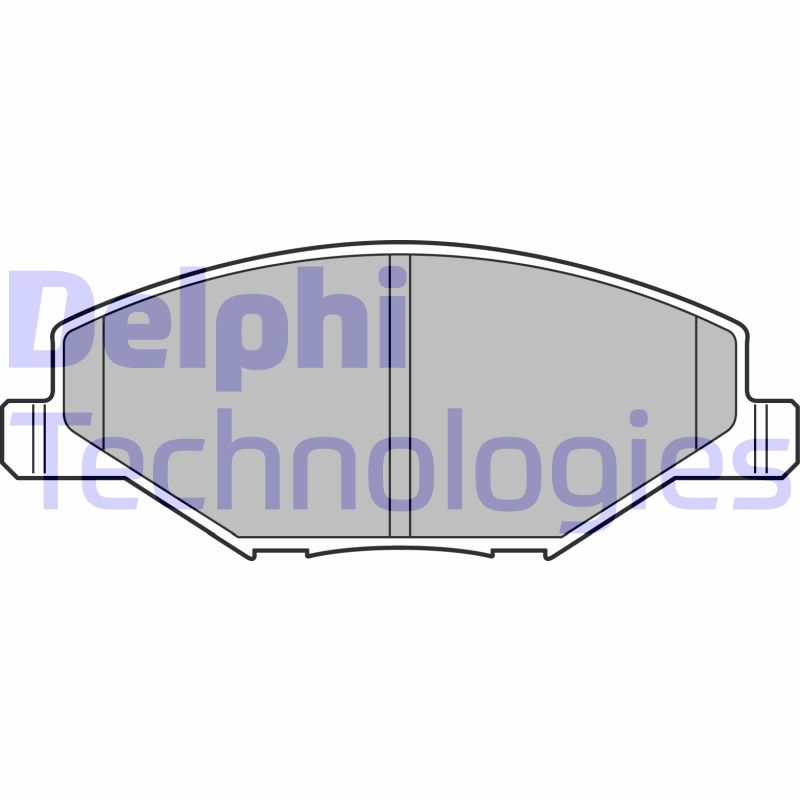 Set placute frana,frana disc LP2444 DELPHI