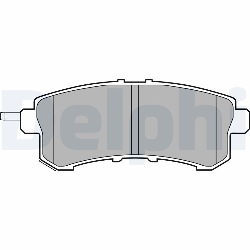 set placute frana,frana disc LP2447 DELPHI