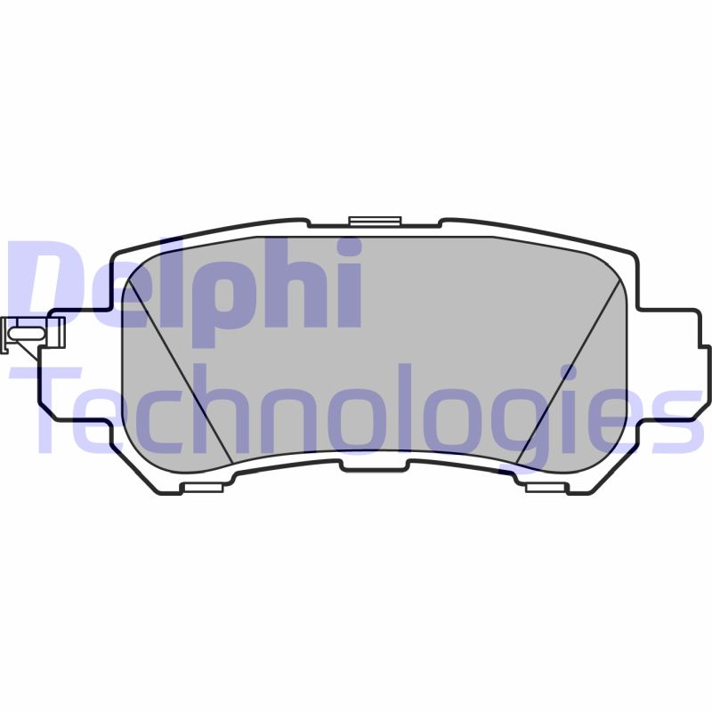 Set placute frana,frana disc LP2482 DELPHI