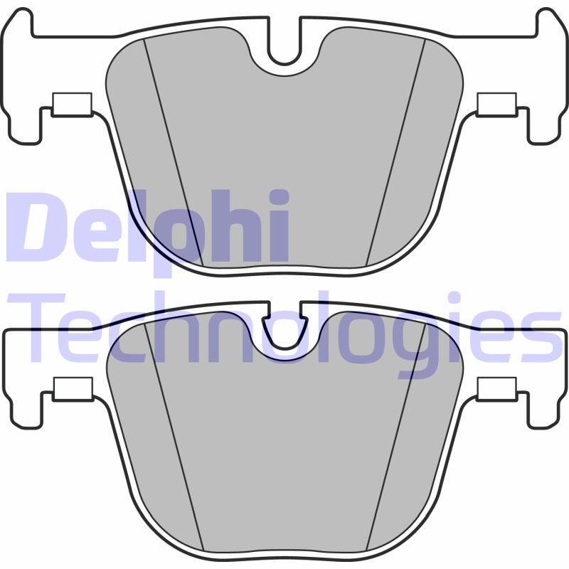 Set placute frana,frana disc LP2494 DELPHI