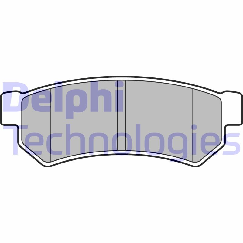 Set placute frana,frana disc LP2502 DELPHI