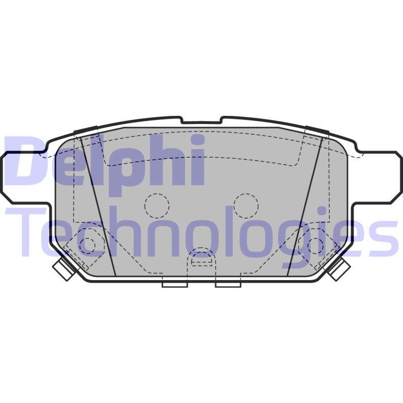 Set placute frana,frana disc LP2687 DELPHI