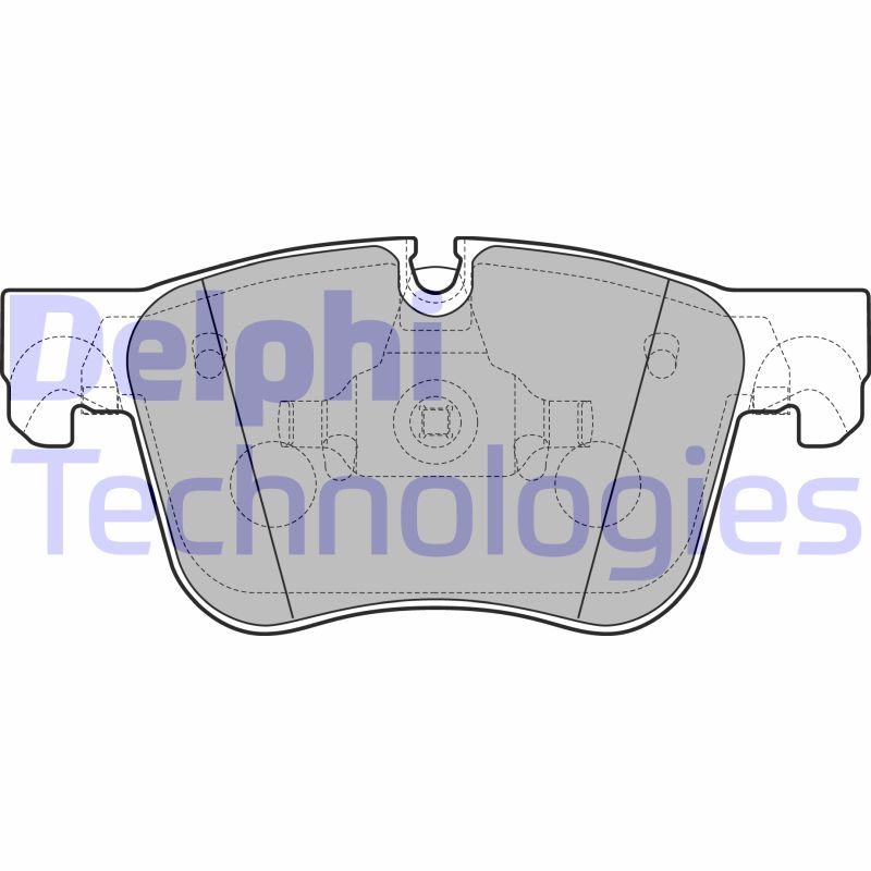 Set placute frana,frana disc LP2690 DELPHI