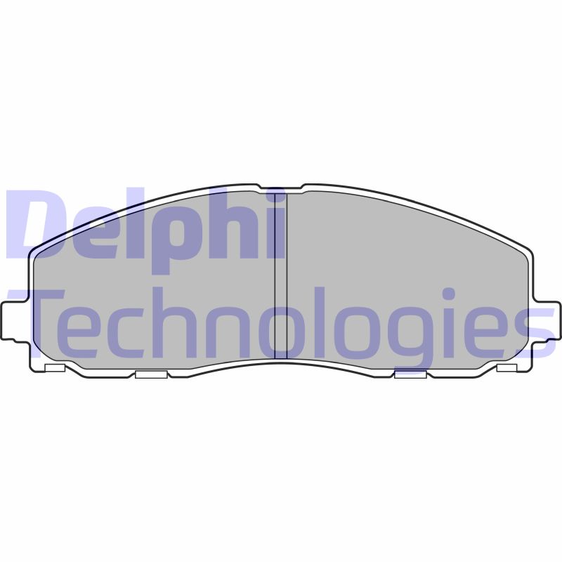 Set placute frana,frana disc LP2694 DELPHI