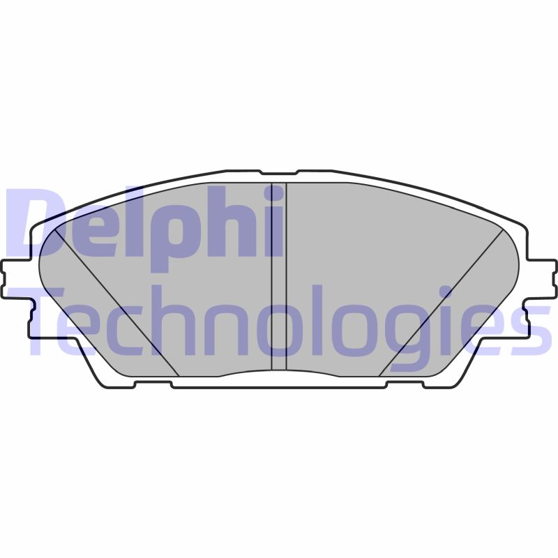 Set placute frana,frana disc LP2701 DELPHI