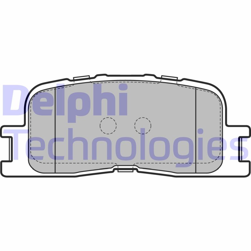 Set placute frana,frana disc LP2703 DELPHI